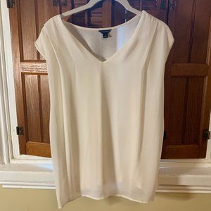 Ann Taylor White Blouse
